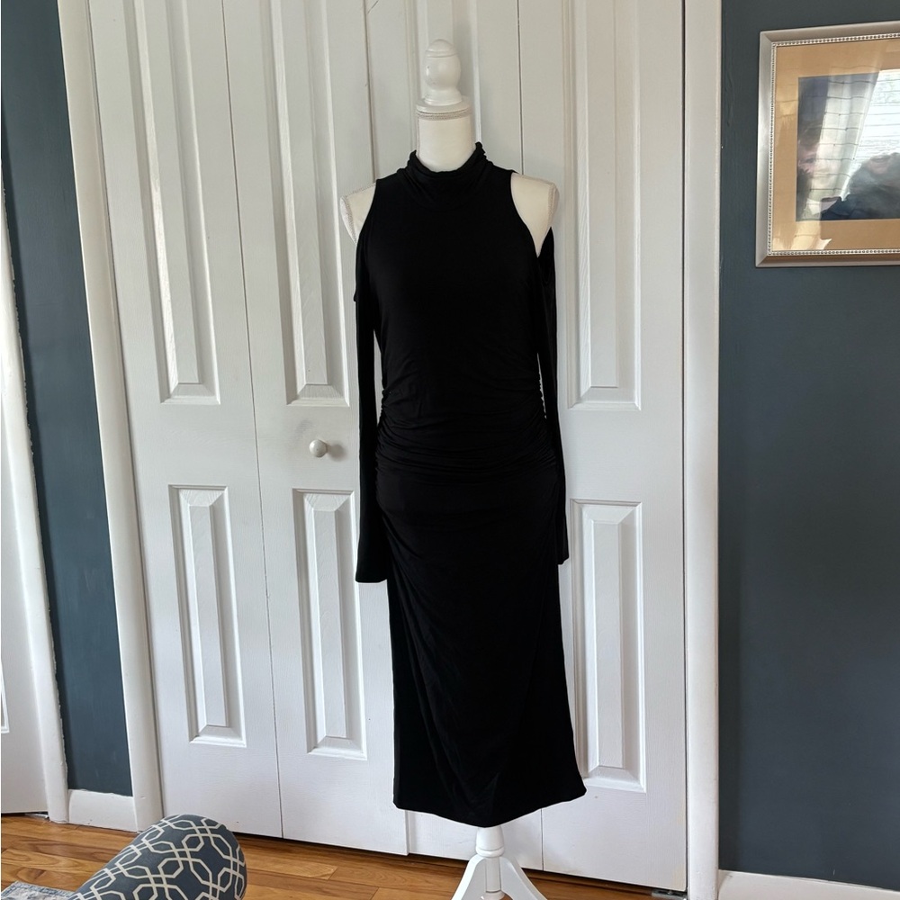 White House Black Market Black Bodycon Cocktail Dress